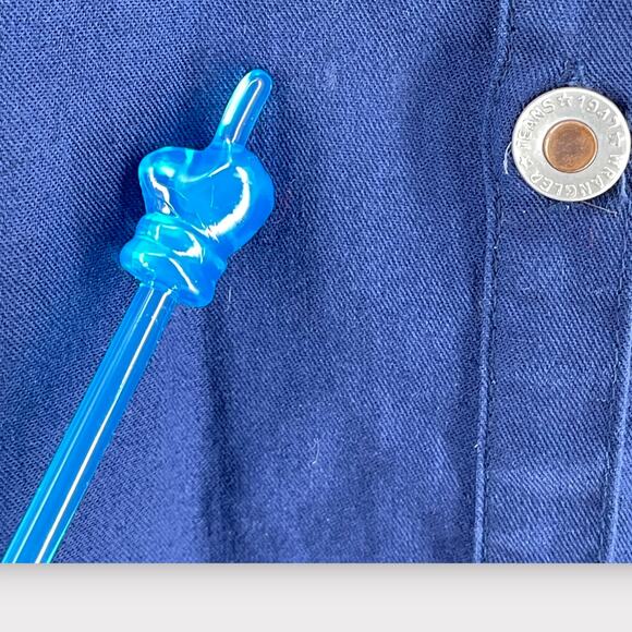 Vintage Western Wrangler Patriotic American Texas Flag Button Up Shirt M - Picture 11 of 15